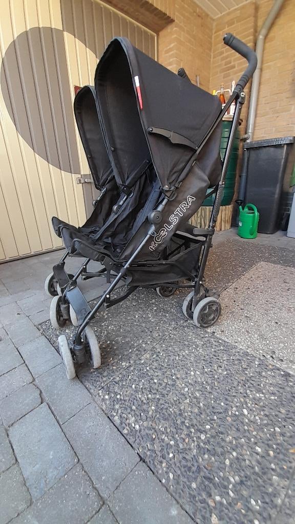dubbele/tweeling buggy, Kinderen en Baby's, Buggy's, Gebruikt, Koelstra, Duomodel, Ophalen