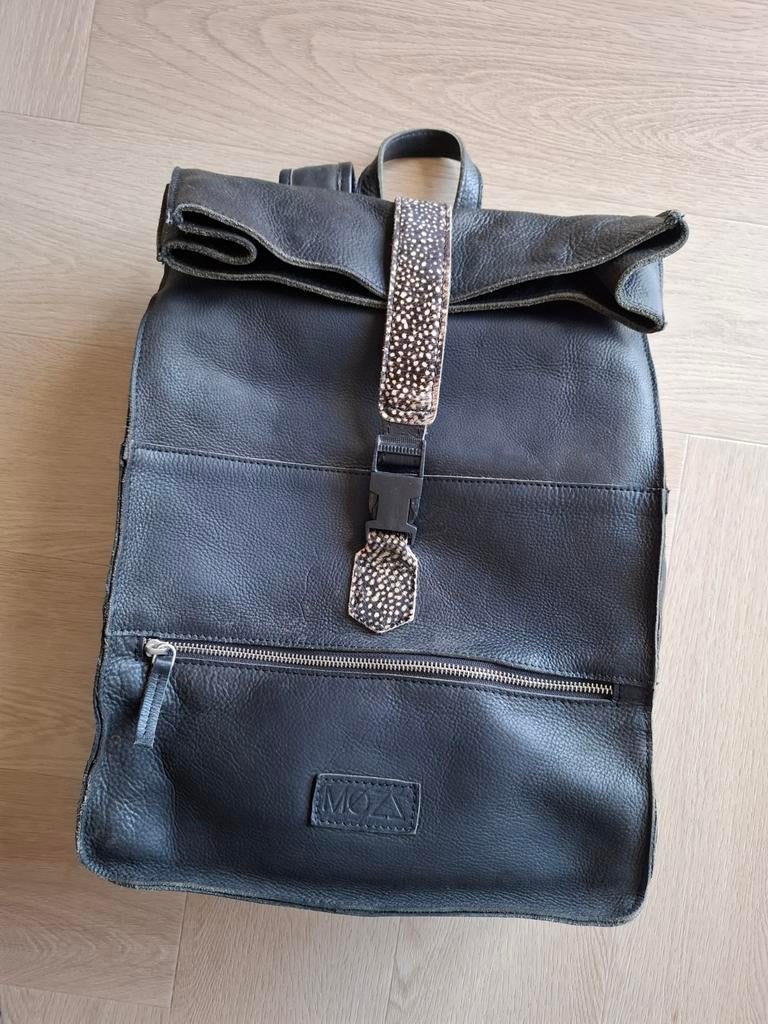 Mozz Luiertas raya gobi reverse minidots, Kinderen en Baby's, Luiertassen, Ophalen of Verzenden, Zo goed als nieuw, Rugzak