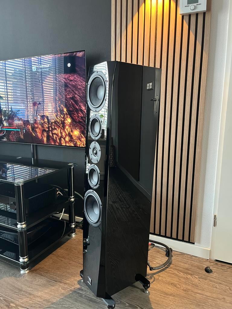 phonar P9 Edma high gloss black, Audio, Tv en Foto, Luidsprekers, Ophalen, Zo goed als nieuw, Front, Rear of Stereo speakers, Overige merken
