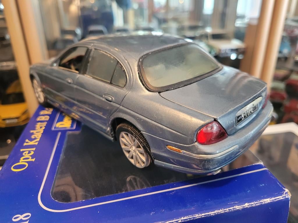 Jaguar s type, Auto, Burago, Ophalen of Verzenden, Zo goed als nieuw