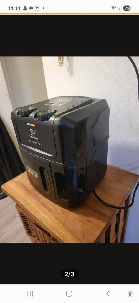 Emerio Smart Fryer Airfryer - Perfect voor de liefhebber!, Ophalen of Verzenden, Gebruikt, Airfryer, Minder dan 750 gram