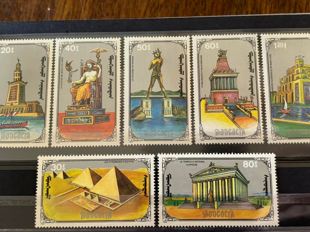 Schepen, Mongolië 1990, Postzegels en Munten, Postzegels | Thematische zegels, Ophalen of Verzenden, Postfris, Overige thema's