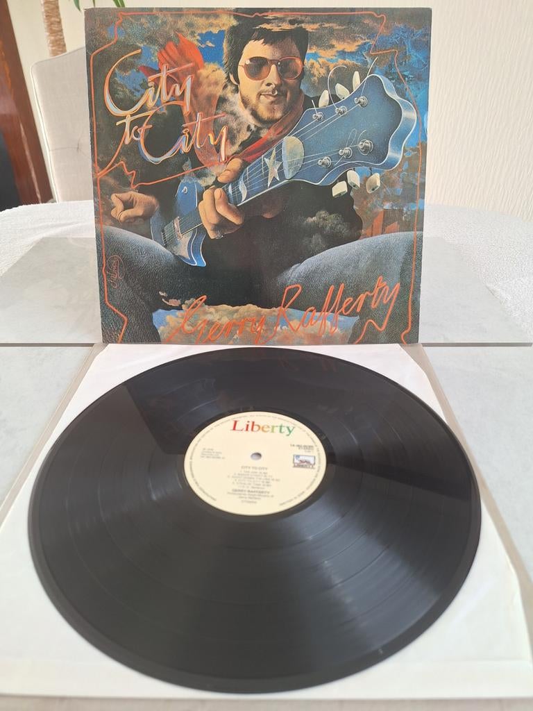 LP van  GERRY RAFFERTY  // CITY TO CITY ...uit 1978, Ophalen of Verzenden, Gebruikt, 12 inch, Poprock