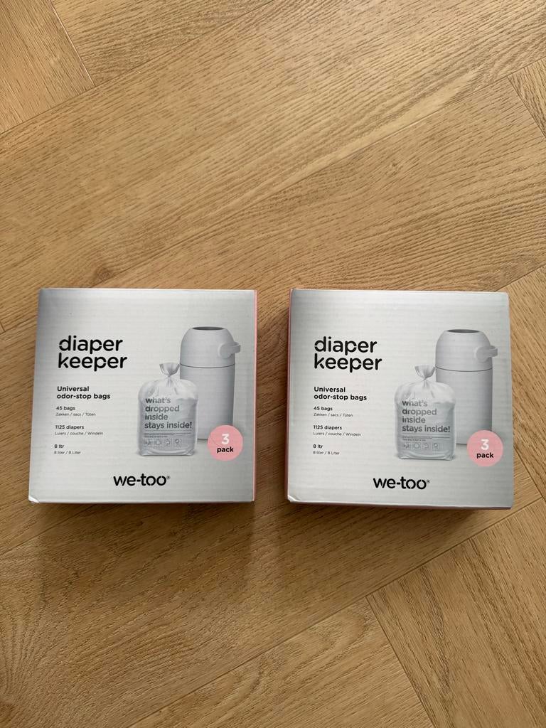 Diaper Keeper universele geur-stop zakken, 2x 3-pack, Ophalen, Nieuw, Luieremmer, Overige merken