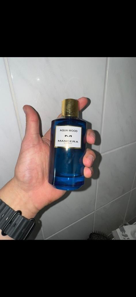 Mancera Aqua Wood 95% vol 120ML, Ophalen of Verzenden, Zo goed als nieuw