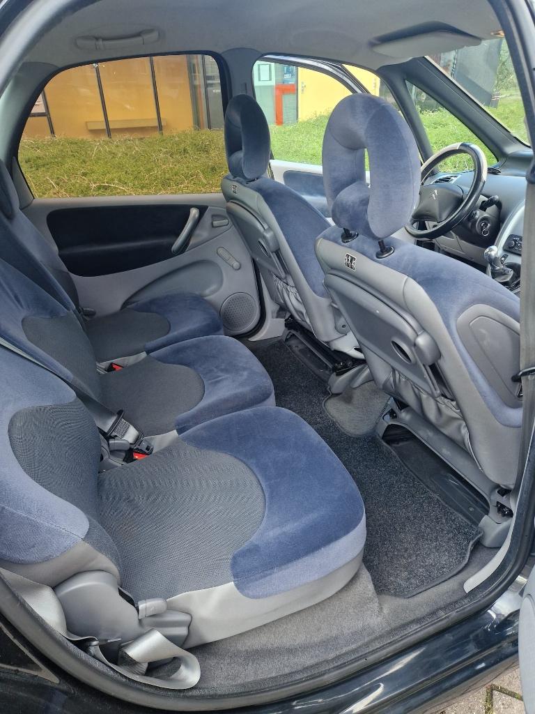 Citroën Xsara 1.8 I 16V Picasso 2004 Zwart, Auto's, Citroën, Particulier, Xsara, ABS, Adaptieve lichten, Adaptive Cruise Control