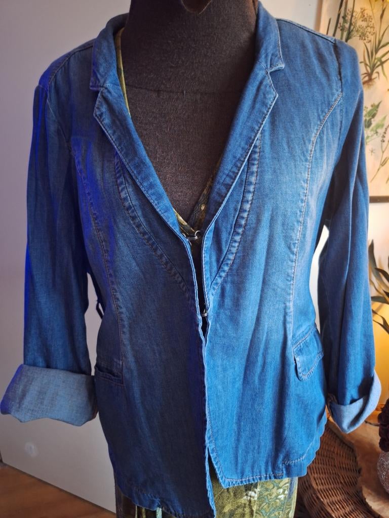 Didi jasje maat m spijkerstof, Ophalen of Verzenden, Zo goed als nieuw, Maat 38/40 (M), Blauw