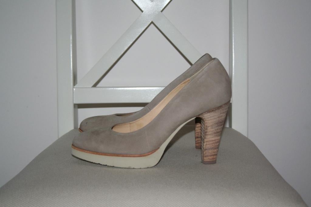 Paul Green beige suede pumps schoenen mt 37,5, Pumps, Verzenden, Beige, Nieuw