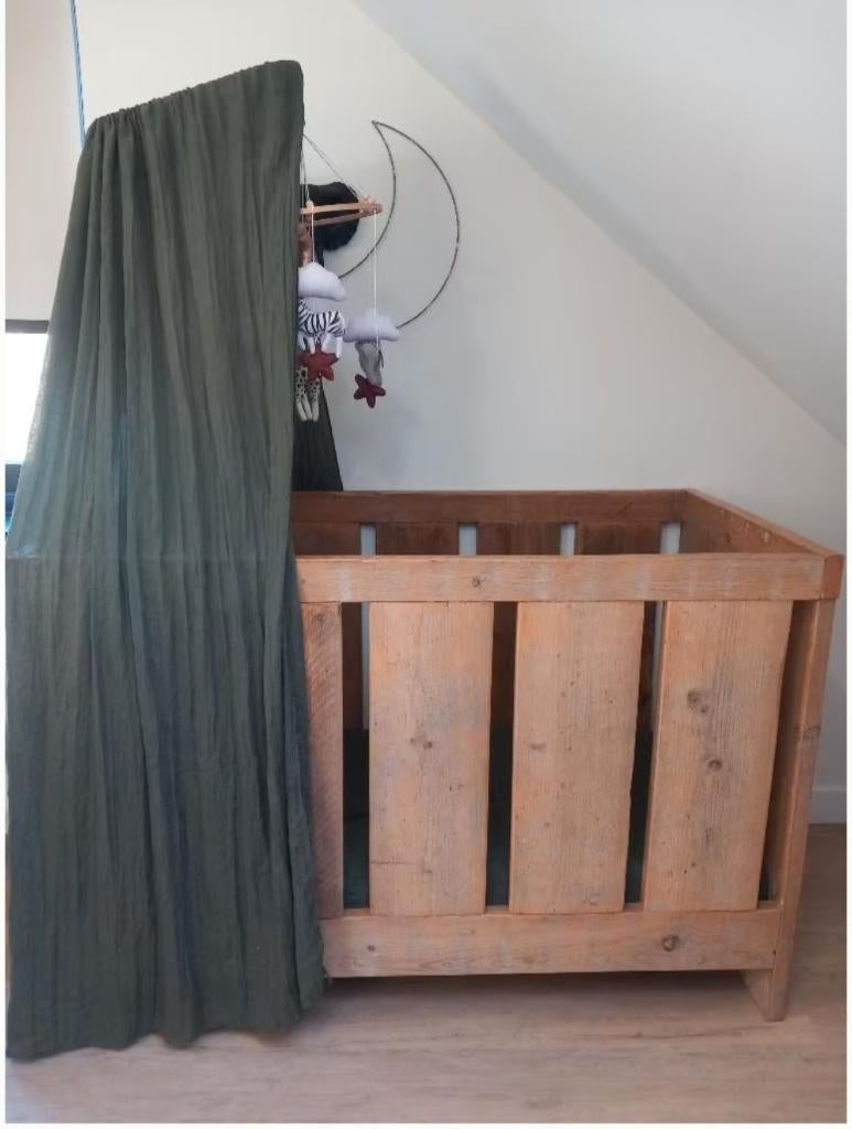 Ledikant steigerhout, Ophalen, Gebruikt, Ledikant