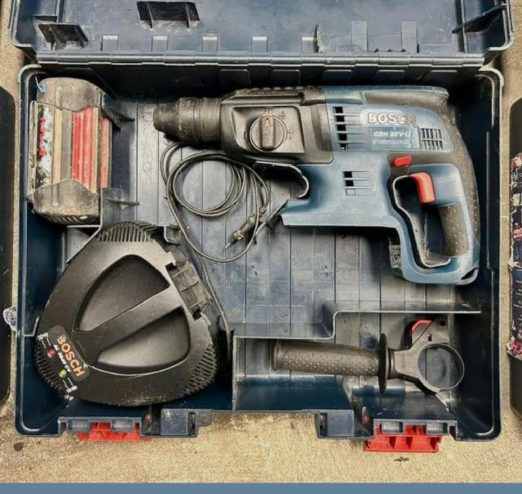 36V SDS accu boorhamer, bosch professional, Ophalen of Verzenden, Gebruikt, Boor- en/of Breekhamer, Variabele snelheid
