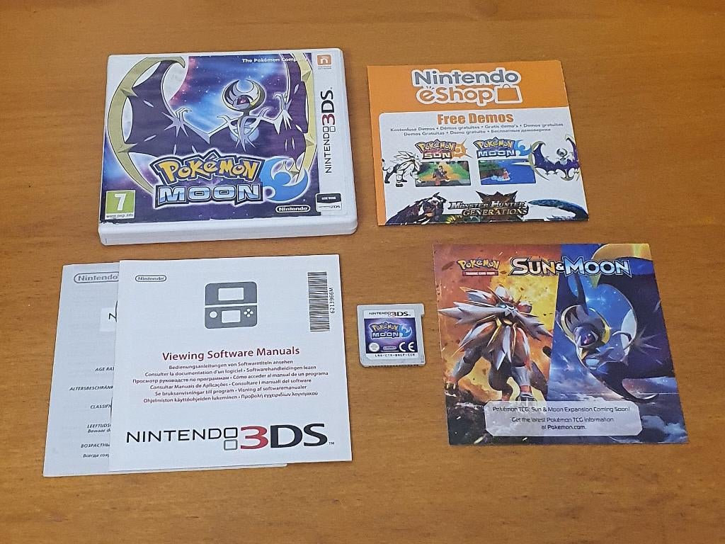 3DS | Pokemon Moon, Avontuur en Actie, Gebruikt, 1 speler, Ophalen of Verzenden