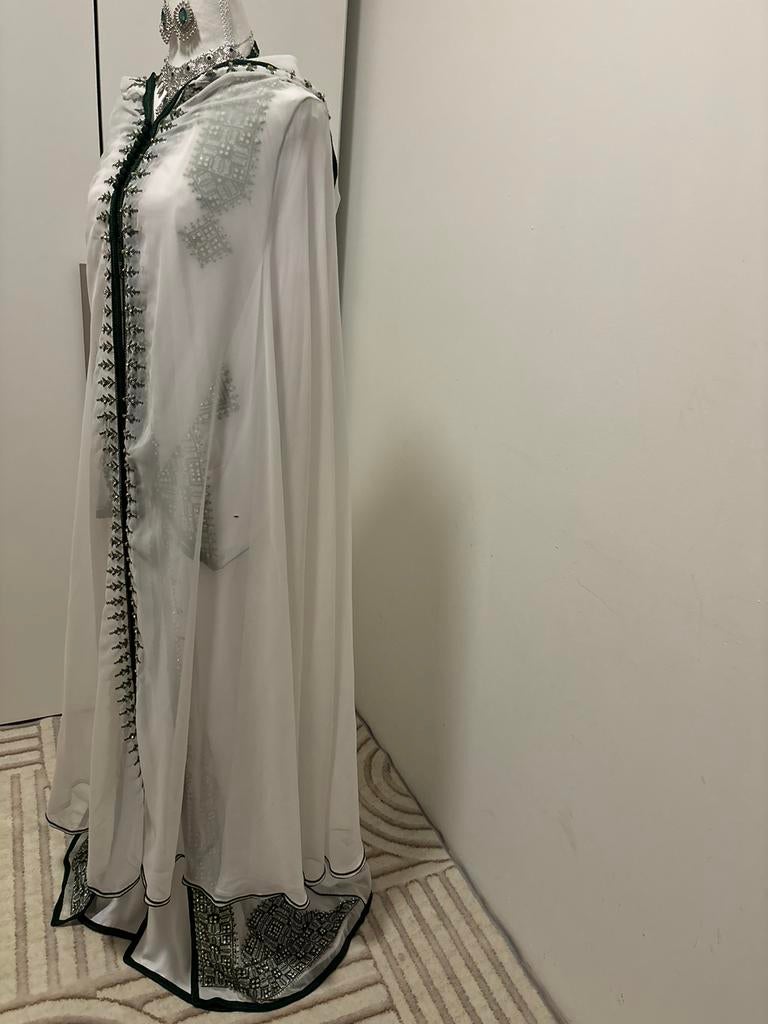 Henna jurk met selham te HUUR, Ophalen, Zo goed als nieuw, Trouwjurk