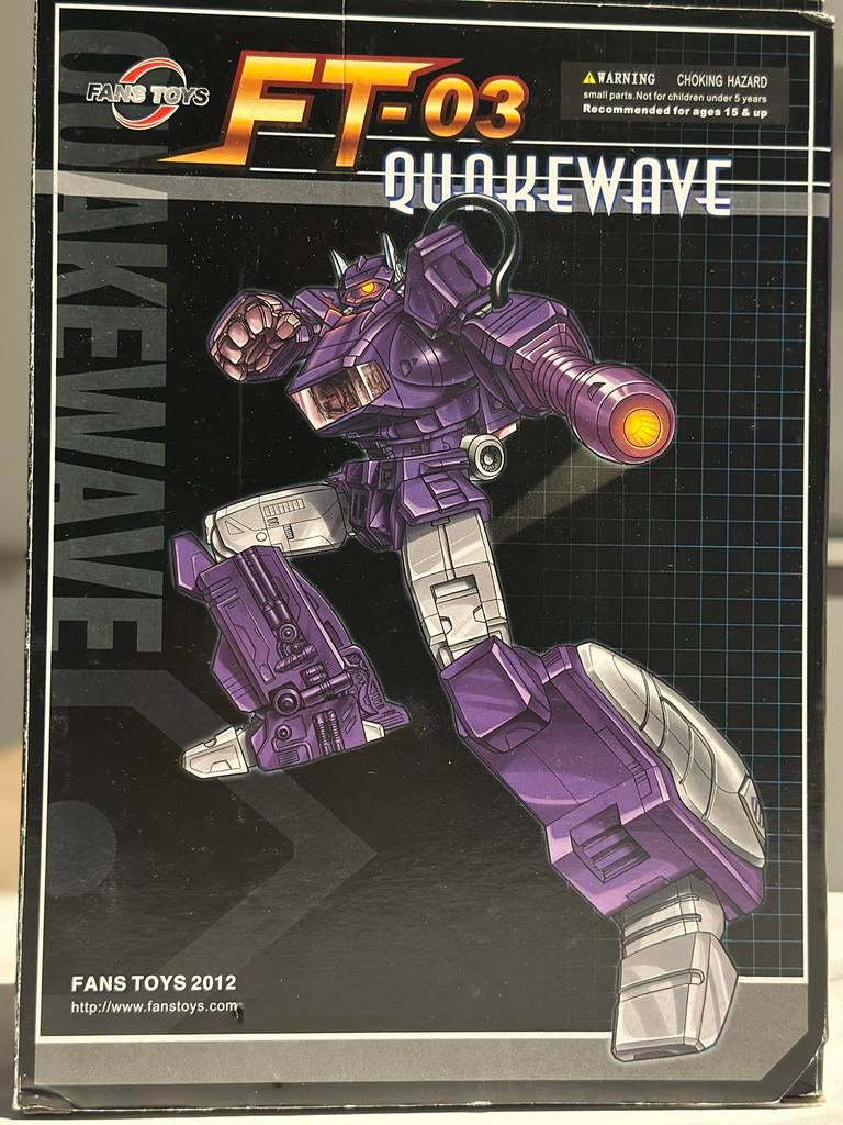Fans Toys FT-03 Quakewave Transformers Figuur, Verzamelen, Transformers, Ophalen of Verzenden, Zo goed als nieuw