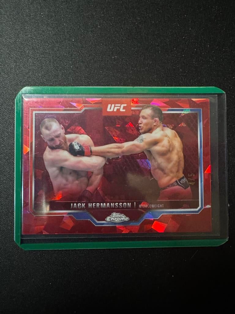 UFC Topps Chrome Jack Hermansson Middleweight kaart, Ophalen of Verzenden, Zo goed als nieuw