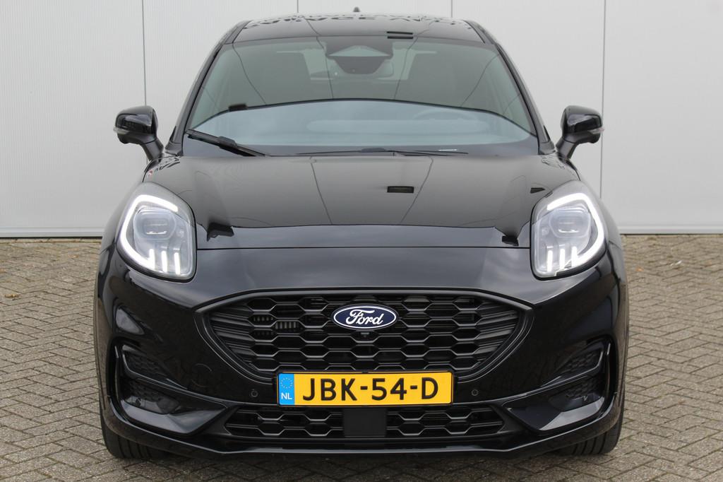 Ford Puma 1.0-125pk EcoBoost Hybrid ST-Line X. Nieuw model !, 12 maanden, Euro 6, Zwart, Bedrijf