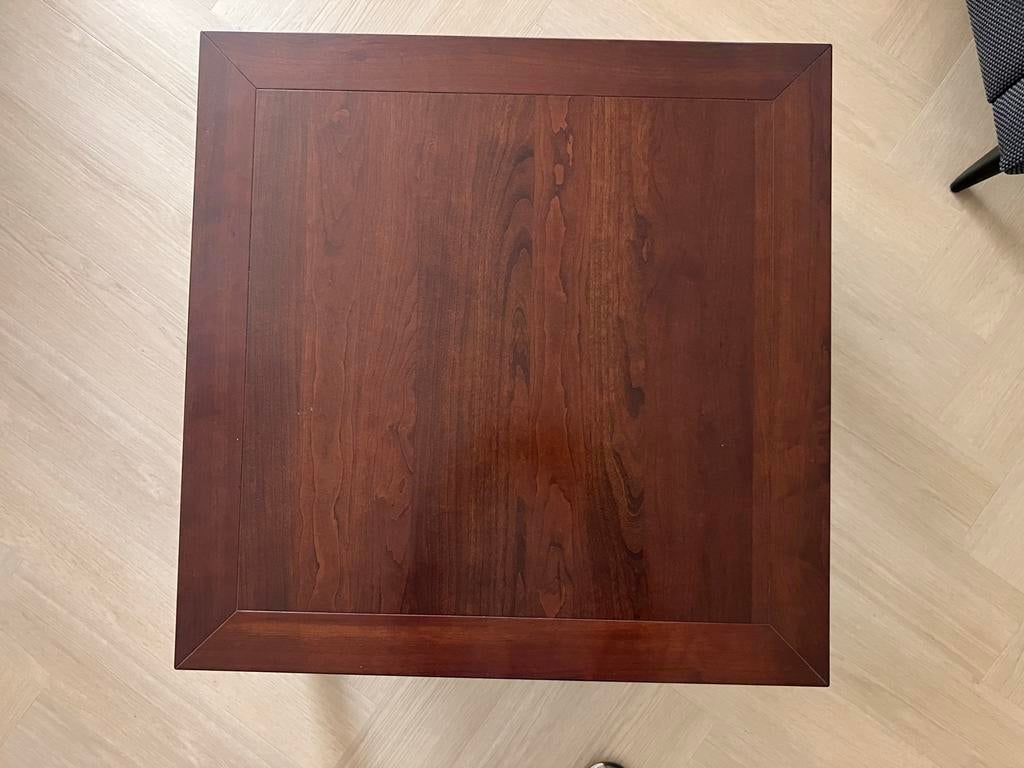 Hoektafel 100% hoogwaardig kersenhout, 45 tot 60 cm, Gebruikt, Vierkant, Hout