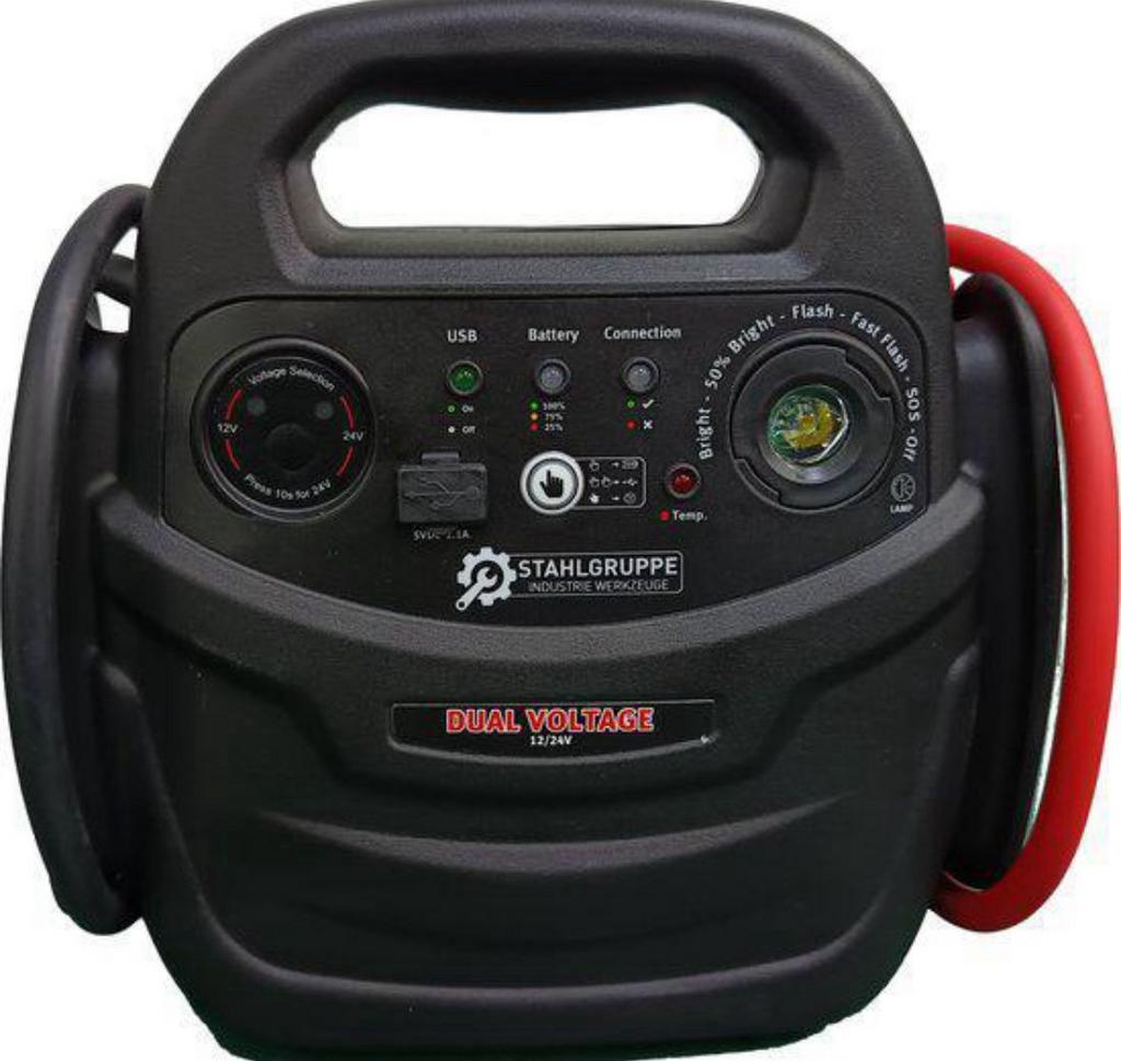 NIEUWE startbooster jump starter stahlgruppe, Auto diversen, Jumpstarters, Nieuw, Ophalen