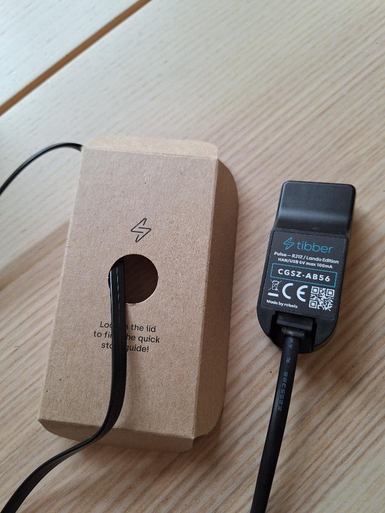 P1 Pulse meter Tibber, Ophalen of Verzenden, Zo goed als nieuw, Elektriciteit