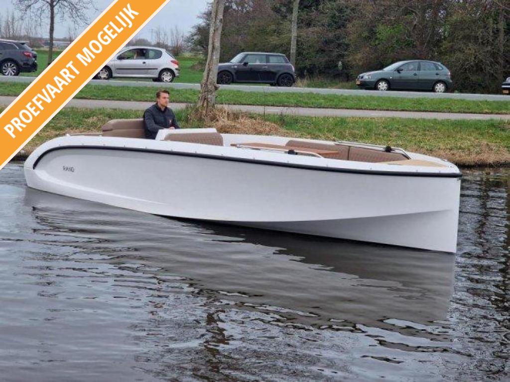 Rand Mana 23 met 50pk Honda met zeer weinig vaaruren, Gebruikt, 6 meter of meer, Buitenboordmotor, 50 tot 70 pk