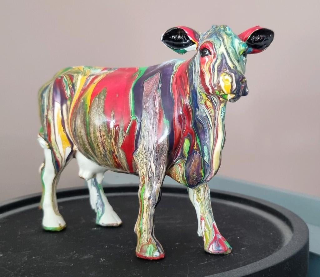 Cow Parade Kunstwerk Koe Gesigneerd Koos Klaas - Medium, Ophalen of Verzenden