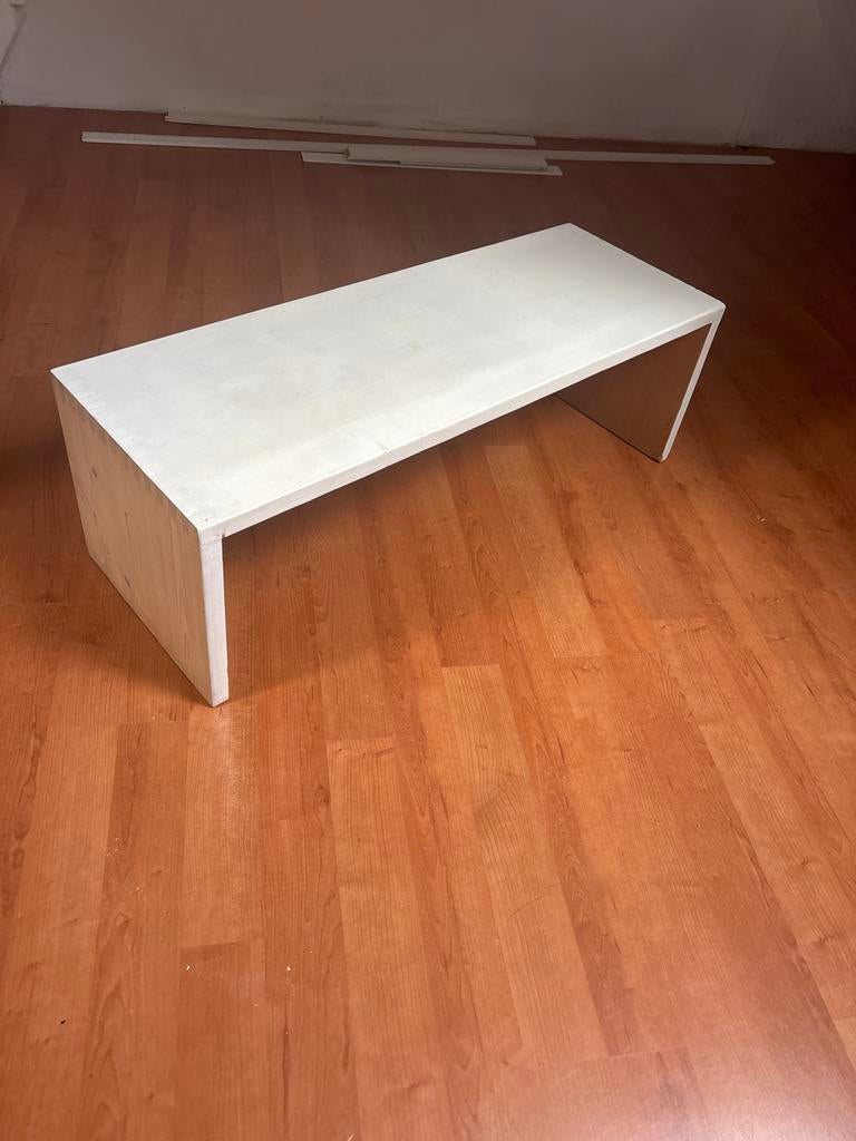 Stevig grenen salontafel of bankje, Huis en Inrichting, Tafels | Salontafels, Ophalen, Gebruikt, 100 tot 150 cm, Minder dan 50 cm