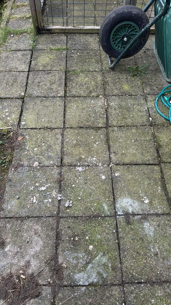 255 30x30 tegels gratis af te halen, Tuin en Terras, Ophalen, Gebruikt, Beton, Terrastegels