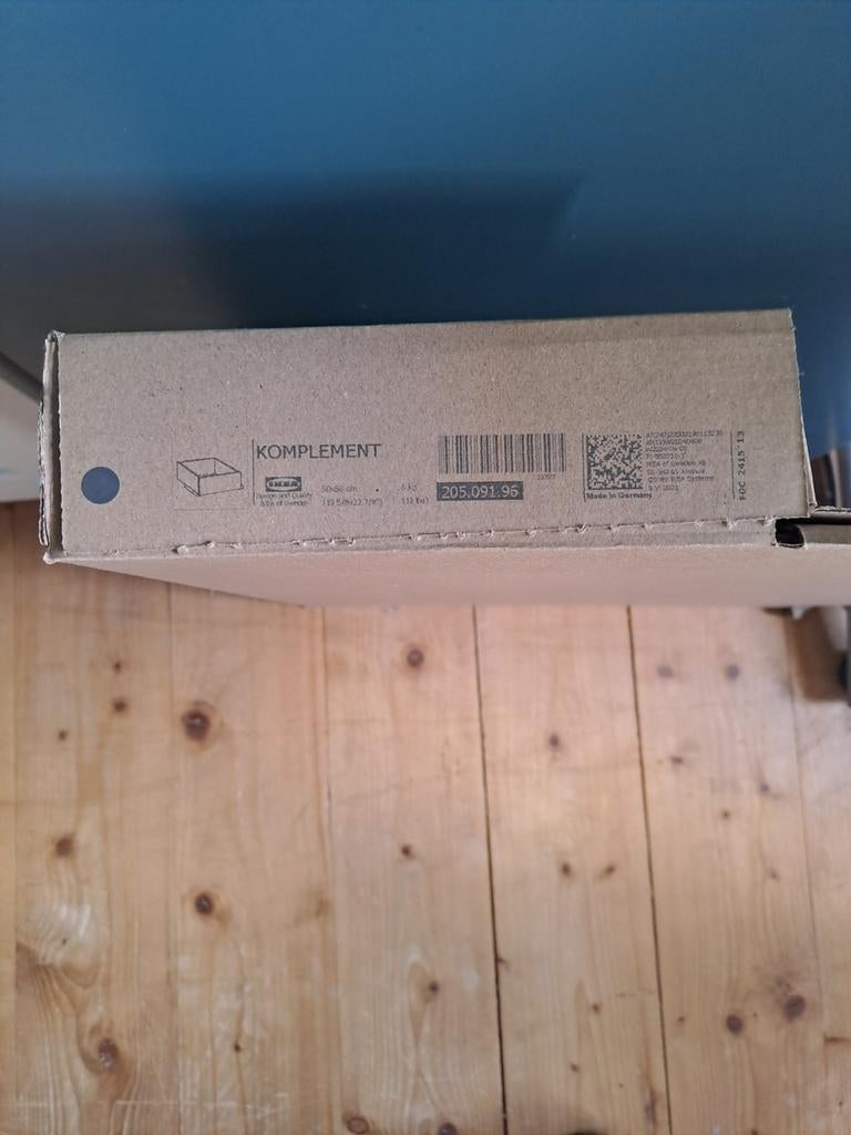 Ikea smalle lade 50x58 voor Pax, grijs, Nieuw, Minder dan 100 cm, 50 tot 75 cm, 50 tot 100 cm