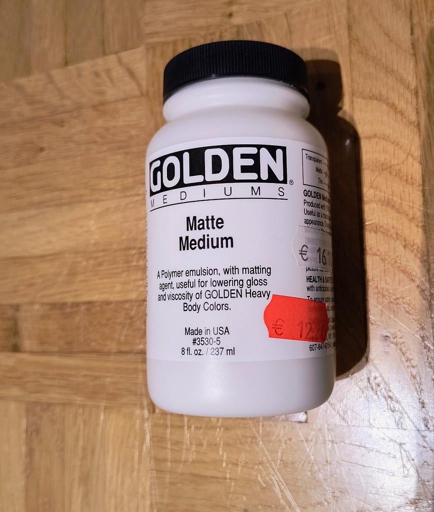 Mat Matte Medium voor Schilderen Verven Verf | Knutselen, Ophalen of Verzenden