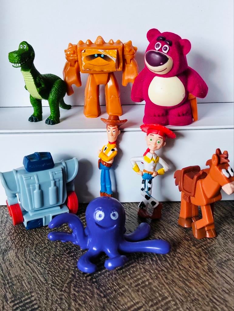 Toy Story figuren set, Ophalen of Verzenden, Zo goed als nieuw, Beeldje of Figuurtje