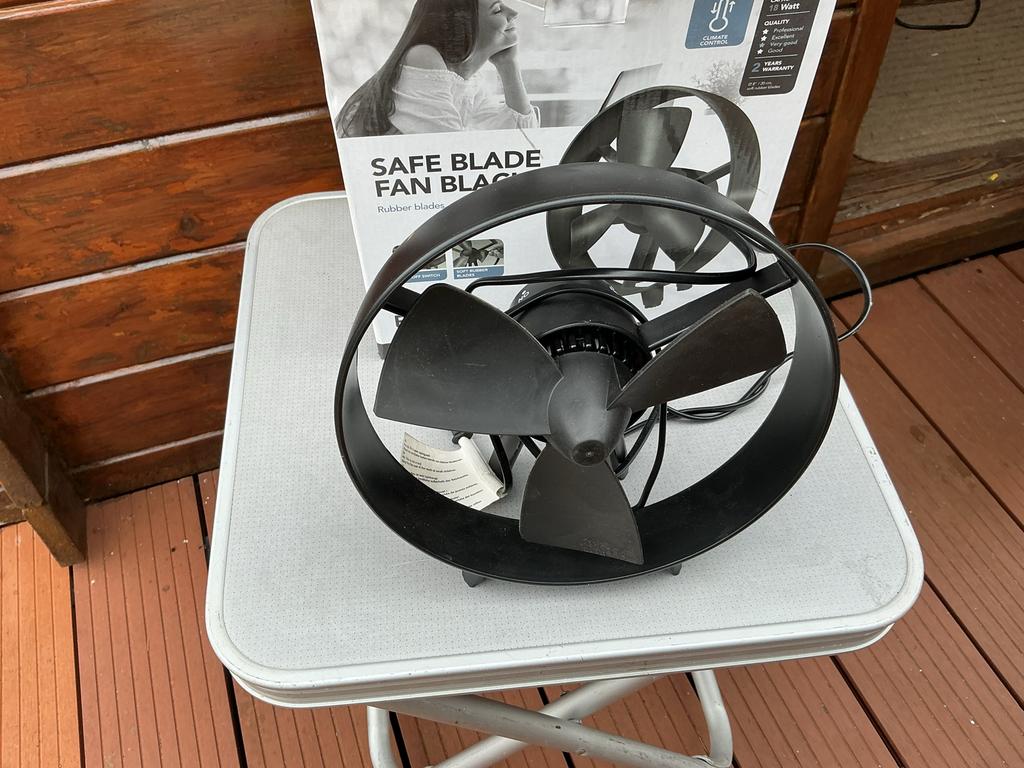 Vloerventilator Eurom Safe Blade Fan Black, Witgoed en Apparatuur, Ventilatoren, Ophalen of Verzenden, Nieuw, Vloerventilator