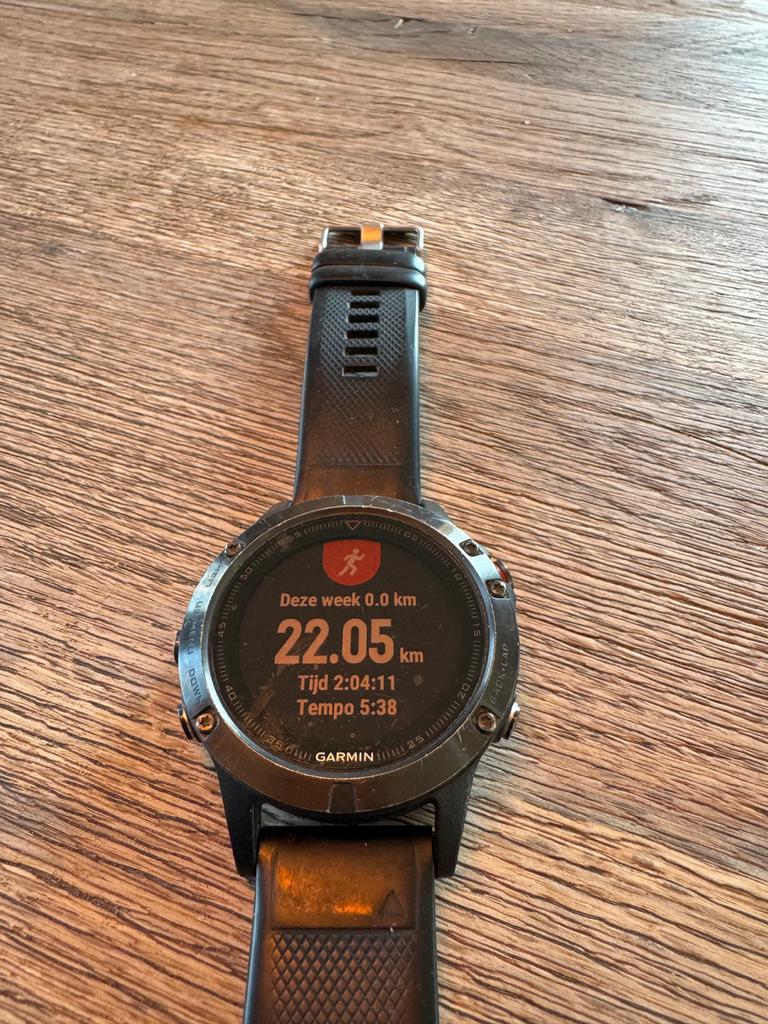 Garmin fenix 5S sporthorloge - Perfect voor elke sporter, Zwart, Ophalen of Verzenden, Waterdicht, Afstand