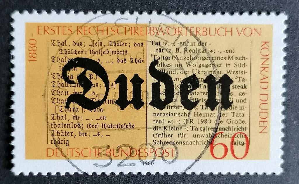 DUITSLAND - Duden woordenboeken 1980, Verzenden, BRD, Gestempeld