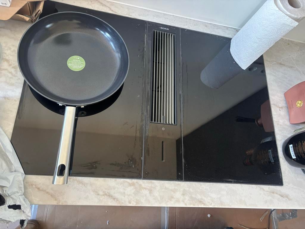 BORA Classic 2.0 Kookveldafzuiging met Inductiekookplaat, Witgoed en Apparatuur, Afzuigkappen, Zo goed als nieuw, Inbouw, Overige typen