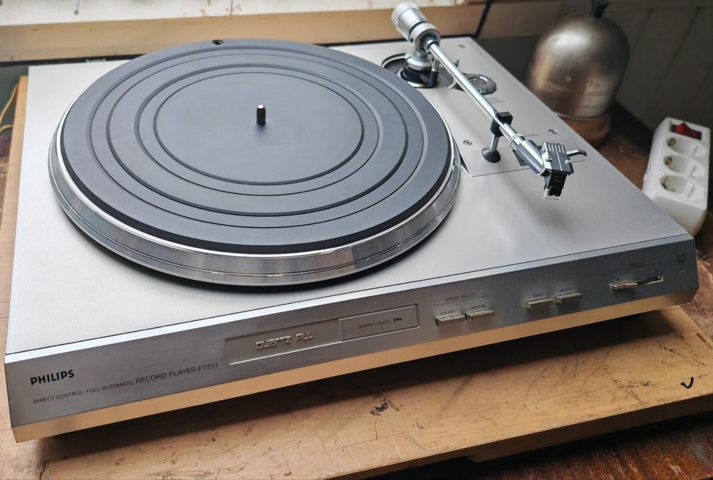 Philips 7511 platenspeler, Audio, Tv en Foto, Platenspelers, Ophalen of Verzenden, Philips