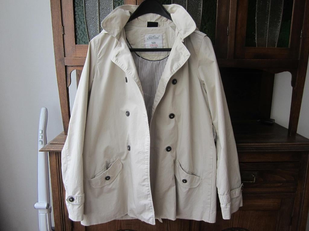 Jas - S/M - Takko Fashion, Maat 38/40 (M), Beige, Takko Fashion, Ophalen of Verzenden