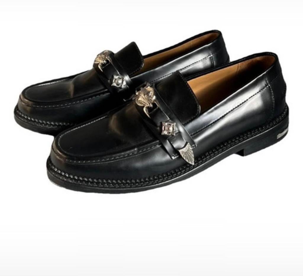 Toga Virilis loafers met gesp, Ophalen of Verzenden, Gedragen, Zwart, Loafers