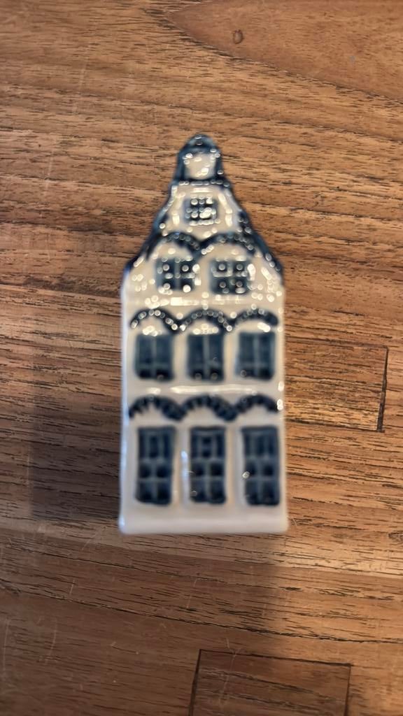 Oud Rynbende KLM huisje, Verzamelen, KLM Huisjes, Ophalen of Verzenden, Zo goed als nieuw, Gevuld