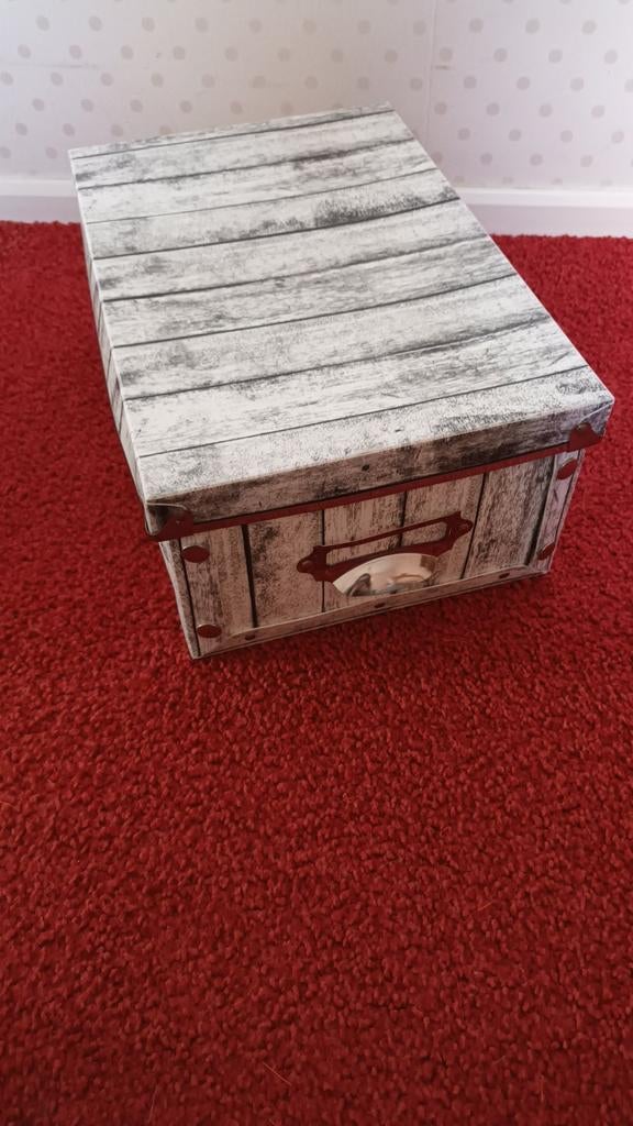 Plastic opbergdoos, Huis en Inrichting, Minder dan 50 cm, Minder dan 50 cm, Ophalen of Verzenden, Zo goed als nieuw