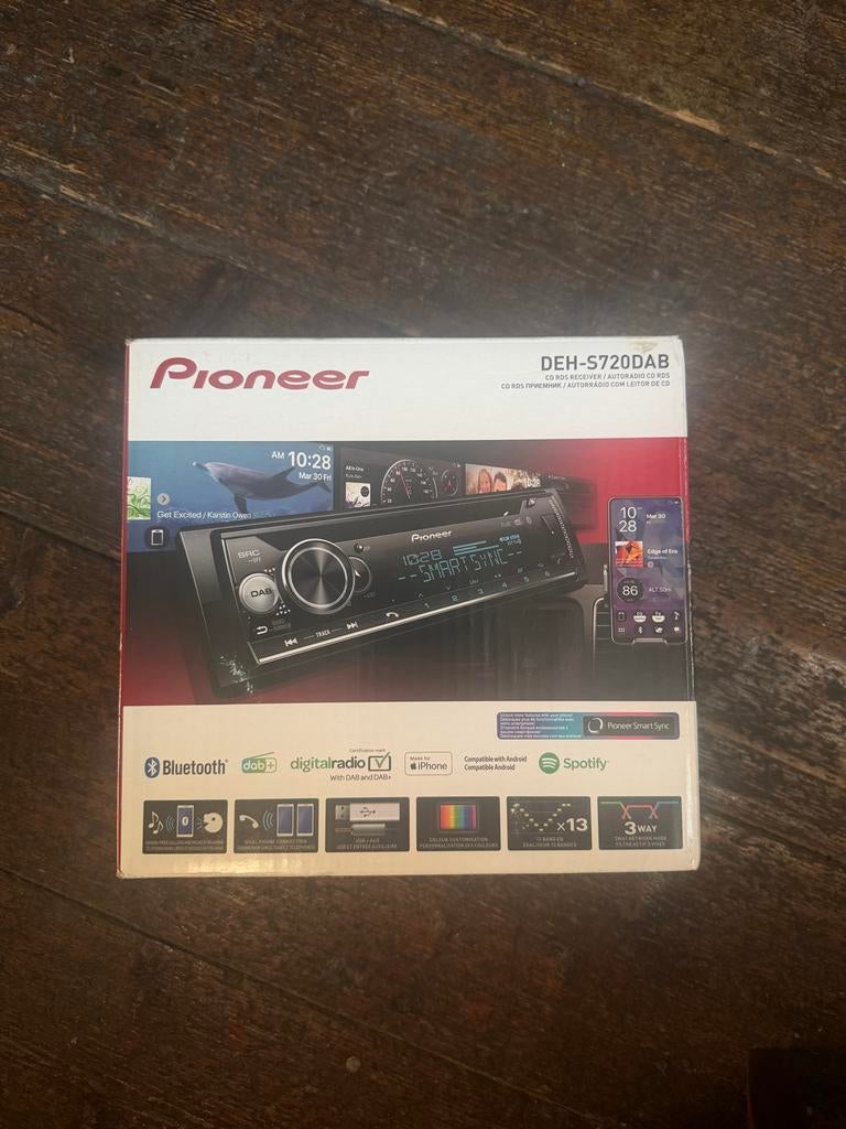 Autoradio CD RDS Bluetooth DAB+ Nieuw, Auto diversen, Autoradio's, Ophalen of Verzenden, Nieuw