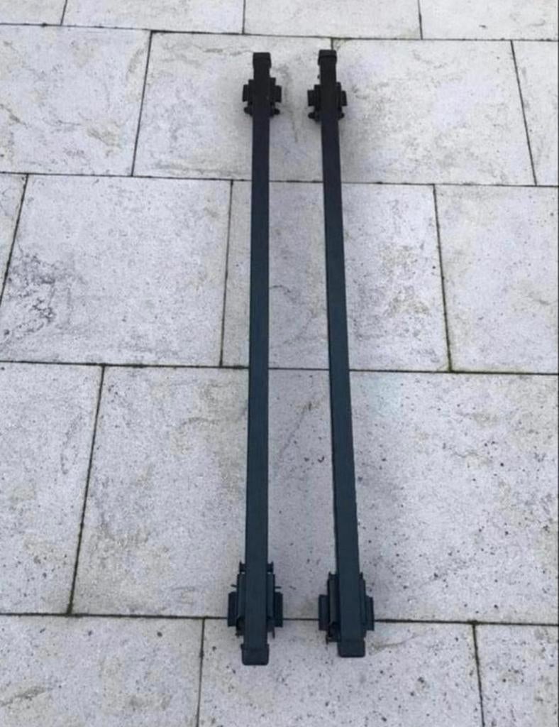 Dakdragerset van MONT BLANC op auto's met dakrails Te Huur, Auto diversen, Dakdragers, Ophalen of Verzenden, Zo goed als nieuw