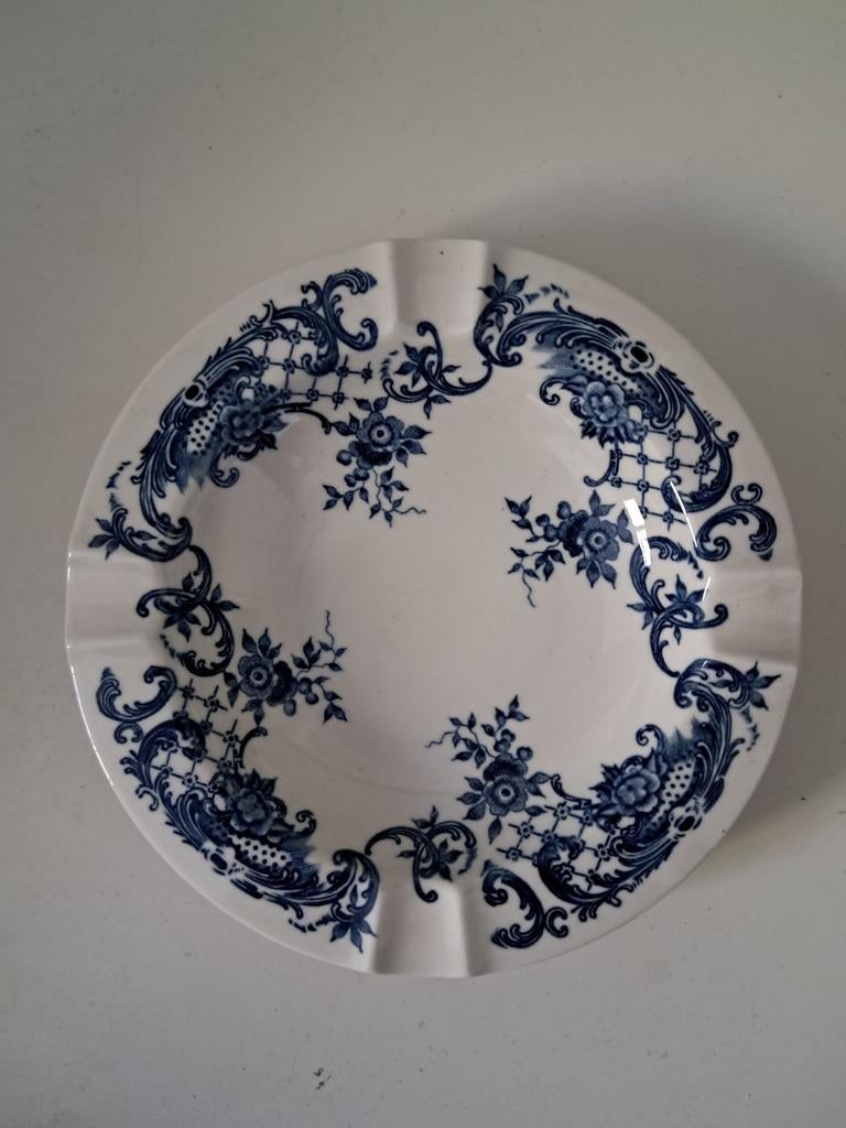 Villeroy & Boch Valeria asbak van Blauw/Wit porselein, Ophalen of Verzenden