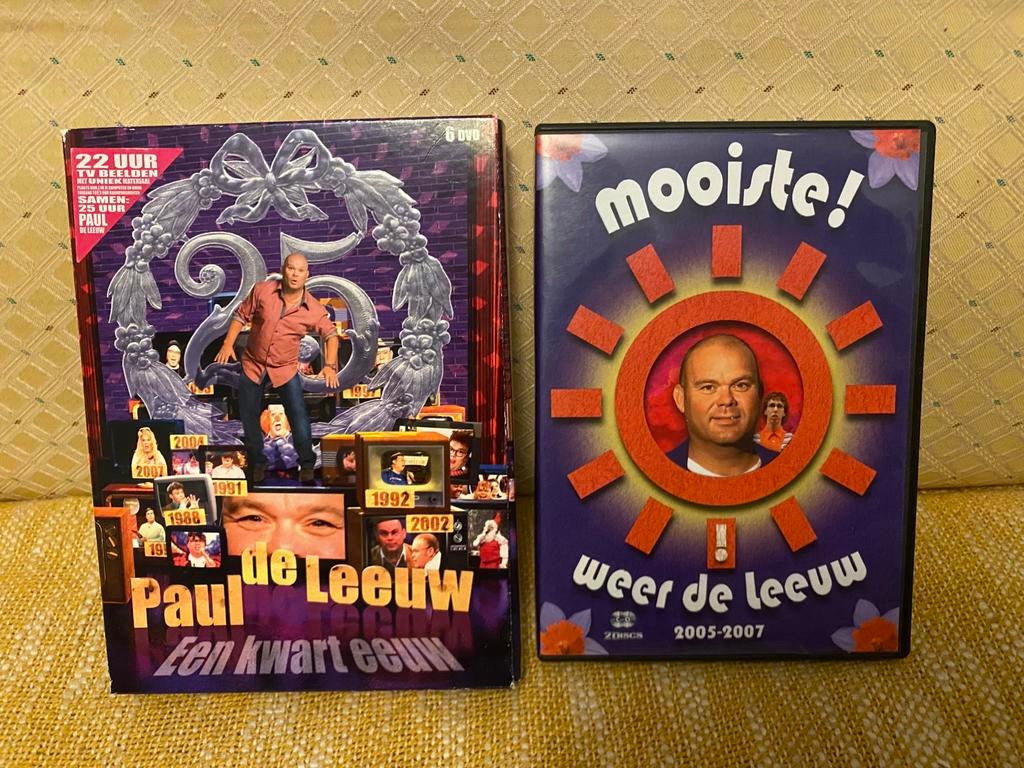 Paul de Leeuw DVDs box set - Een kwart eeuw + Weer de Leeuw, Alle leeftijden, Ophalen of Verzenden, Zo goed als nieuw, Stand-up of Theatershow