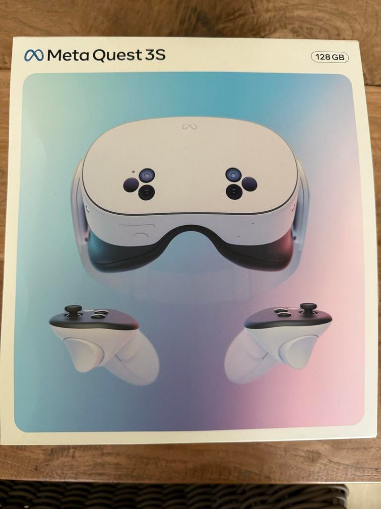 Meta Quest 3S 128 GB, Ophalen of Verzenden, Zo goed als nieuw, VR-bril, Overige platformen
