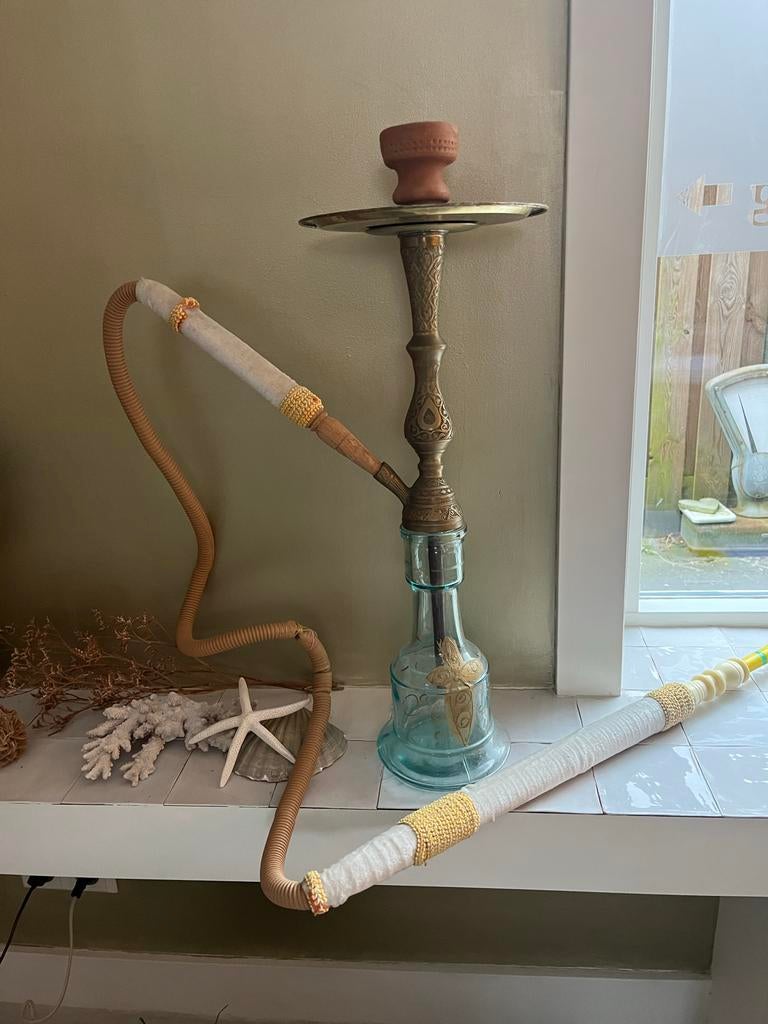 Vintage waterpijp mooie details, Ophalen