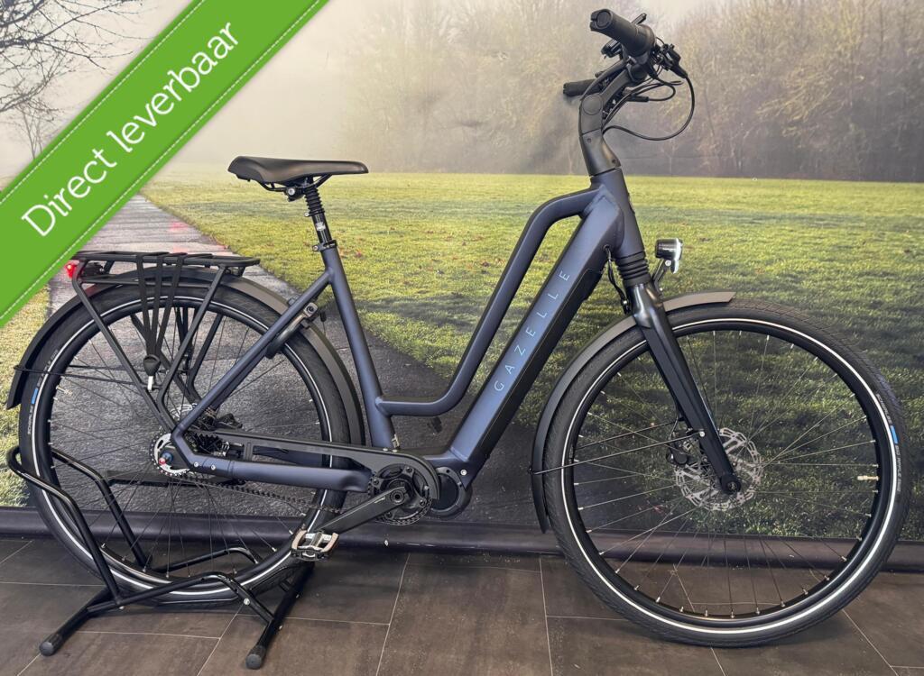 Gazelle Chamonix C5 Elektrische Fiets – Riem-aandrijving, Koninklijke Gazelle N.V., Ophalen of Verzenden, Zo goed als nieuw, 51 tot 55 cm
