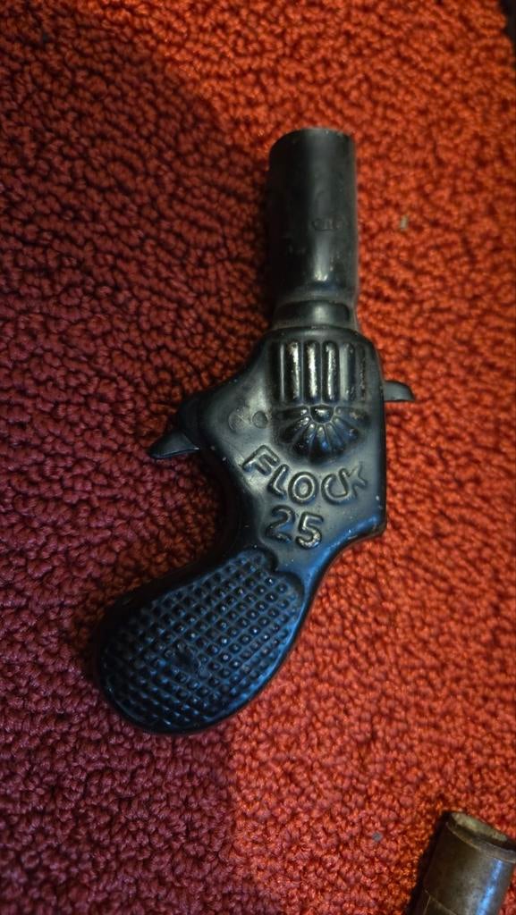 Kinderspeelgoed flock 25 knalkurkpistool, Verzamelen, Ophalen of Verzenden, Landmacht