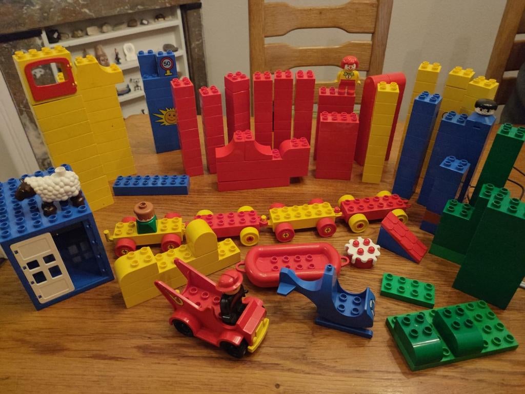 Lego Duplo blokken en figuren, Ophalen of Verzenden, Gebruikt, Losse stenen, Duplo
