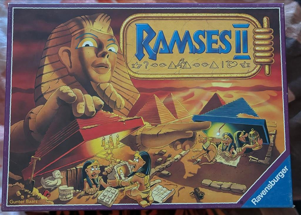 Ramses II bordspel van Ravensburger, Hobby en Vrije tijd, Gezelschapsspellen | Bordspellen, Drie of vier spelers, Ophalen of Verzenden