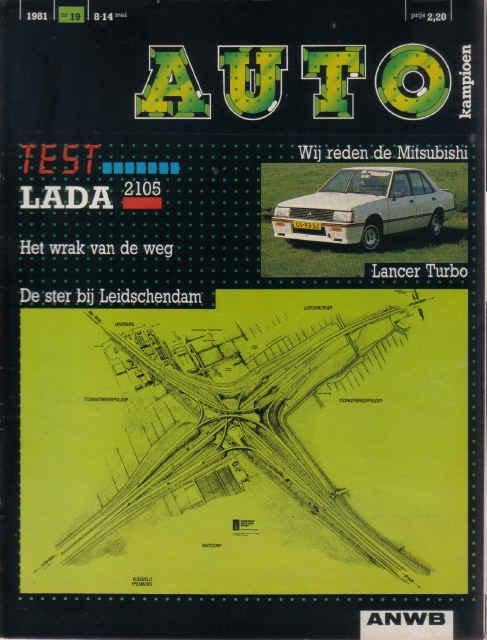 Autokampioen 19 1981 : Mitsubishi Lancer 2000 Turbo - Lada, Ophalen of Verzenden, Gelezen, Algemeen