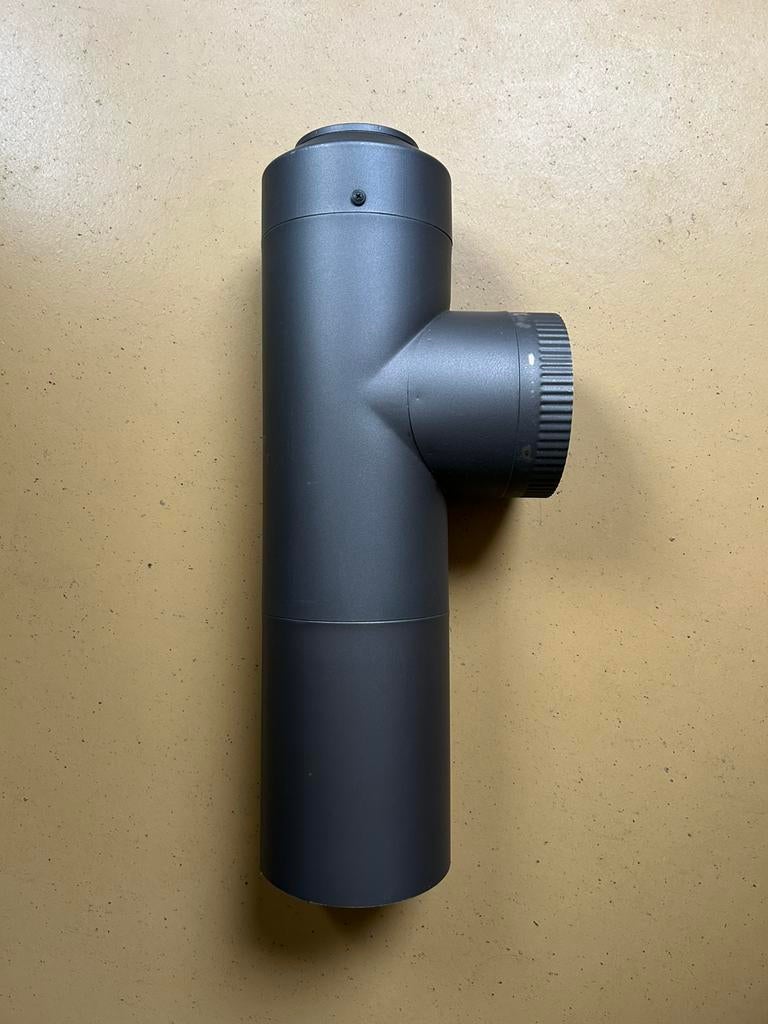 T-stuk houtkachel, Ophalen of Verzenden, Zo goed als nieuw